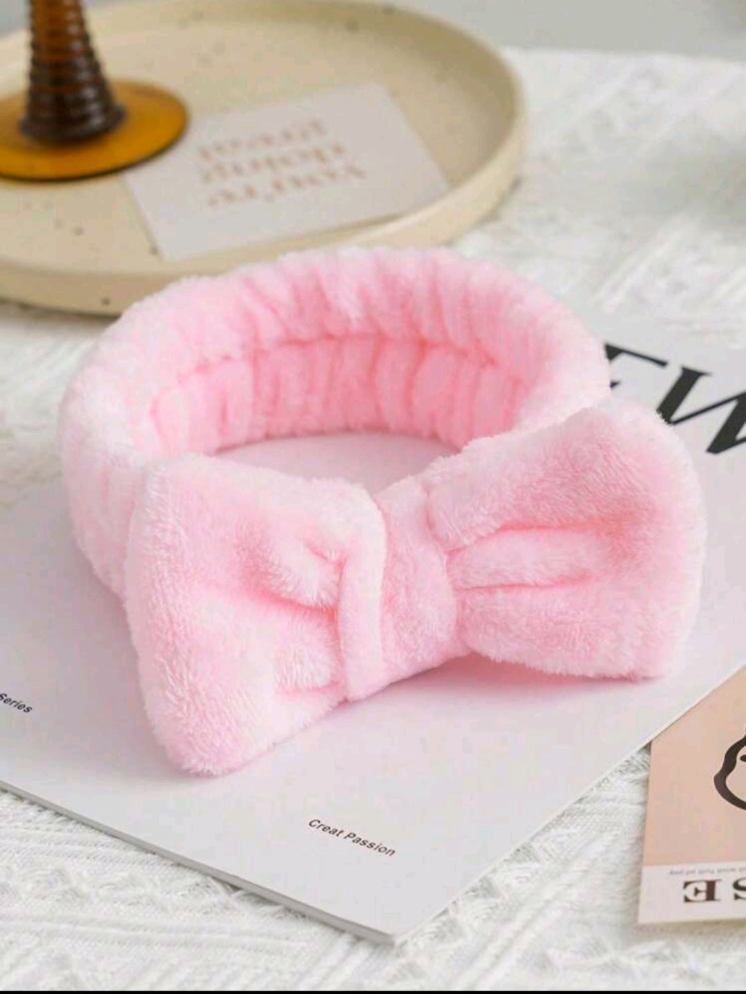 3pcs Set Bow-Knot Facial Cleansing & Toiletry Set, Moisture-Proof